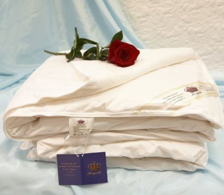 Одеяла | Шелковые одеяла KINGSILK Одеяло "Elisabette" Элит белый Кингсилк