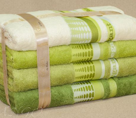 Полотенца | Бамбуковые полотенца  | Наборы бамбуковых полотенец 4 в 1 Набор полотенец Gobel в подарочной упаковке, plt040-4 TANGO (Танго)