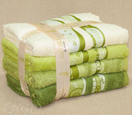 Полотенца | Бамбуковые полотенца  | Наборы бамбуковых полотенец 4 в 1 Набор полотенец Gobel в подарочной упаковке, plt041-1 TANGO (Танго)