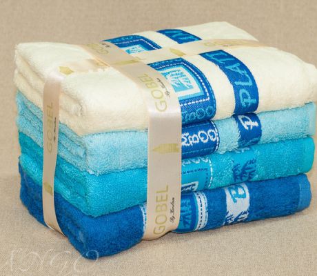 Полотенца | Бамбуковые полотенца  | Наборы бамбуковых полотенец 4 в 1 Набор полотенец Gobel в подарочной упаковке, plt041-3 TANGO (Танго)
