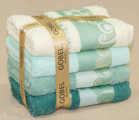 Полотенца | Махровые полотенца | Наборы махровых полотенец 4 в 1 Набор полотенец Gobel в подарочной упаковке, plt042 TANGO (Танго)